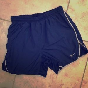 Nike blue athletic shorts